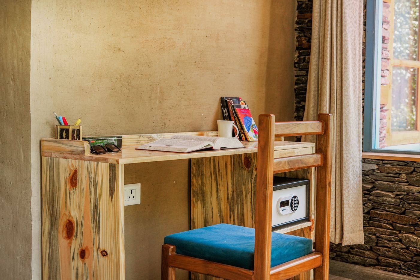 Room 102 handcrafted pine desk