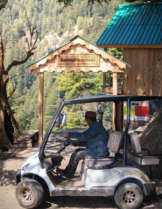Eco-safari buggy at Kaisdhar