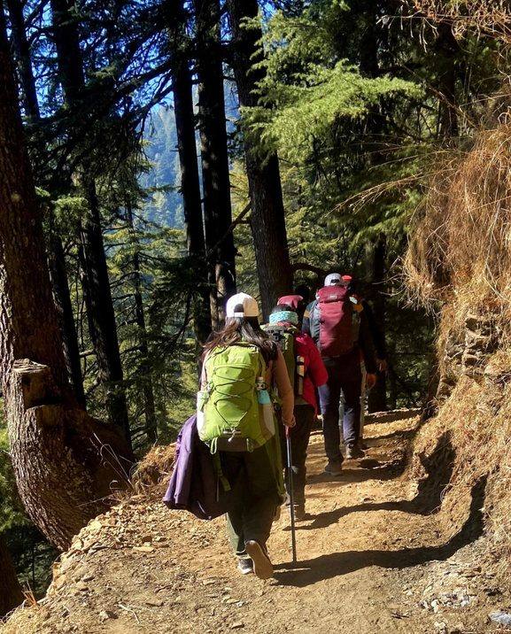 Trek near Anandgram Village, Kullu